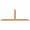 Ekena Millwork Portland Timber Gable Bracket, Western Red Cedar, 108"W x 40"H x 5 1/2"D x 5 1/2"F, 9/12 Pitch GBW108X40X0606POR00SWR - alternate 1